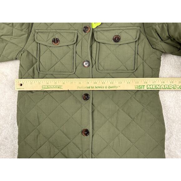 Maurices Jacket Women’s Sz XS Green Lightweight Quilted Button Up Travel - Picture 4 of 6
